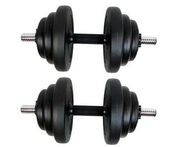 2 x 10 kg dumbbell halter halterset dumbell dumbellset, Sport en Fitness, Fitnessmaterialen, Ophalen of Verzenden, Nieuw, Benen