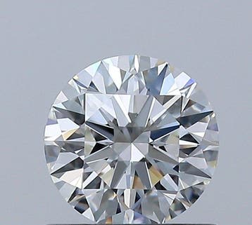 1 pcs Diamant (Natuurlijk) - 0.61 ct - Rond - H - VS1 -, Sieraden, Tassen en Uiterlijk, Nieuw