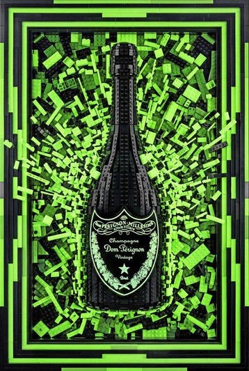 Artxlife - Lego Dom Perignon Fluo Luminous, Nieuw