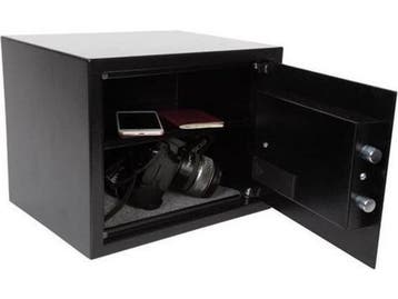 Perel Elektronische kluis - Cijferslot - Noodsleutel - Zwart, Verzenden, Nieuw