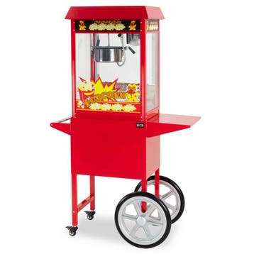 HCB Popcornmachine - luxe met onderstel - rood - 230V, Verzenden, Nieuw in verpakking