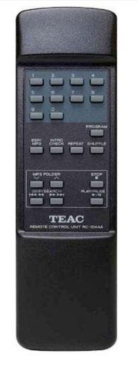 Afstandsbediening Teac rc-1044A CD-P1260, Ophalen of Verzenden, Nieuw, Origineel