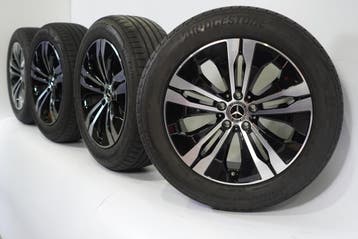 Mercedes S Klasse W223 18 inch velgen Bridgestone Zomerbande, 18 inch, Gebruikt, Velg(en), Ophalen of Verzenden