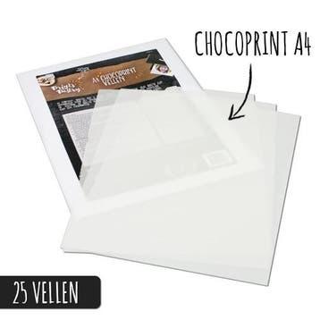 Chocoprint sheets A4-formaat (25 vellen), Verzenden, Nieuw