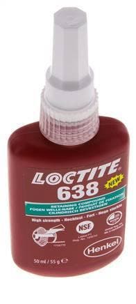Loctite 638 Groene 50 Ml Voorgelockte Lijm, Verzenden, Nieuw