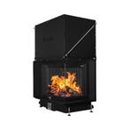 Inbouw Houtkachel Quattro 80 Max Rechts Glas, Nieuw