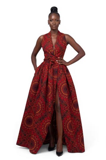 Afrikaanse print Infinity Multiway Maxi Jurk - Verstelbare S, Kleding | Dames, Rokken, Ophalen of Verzenden, Nieuw