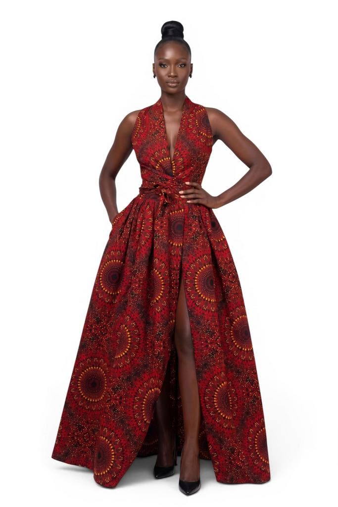 Afrikaanse print Infinity Multiway Maxi Jurk - Verstelbare S, Kleding | Dames, Rokken, Nieuw, Ophalen of Verzenden