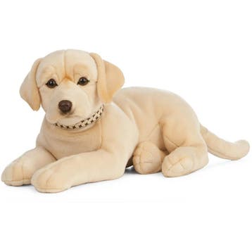 Living Nature Labrador knuffel - pluche - 60 cm - blond, Verzenden, Nieuw