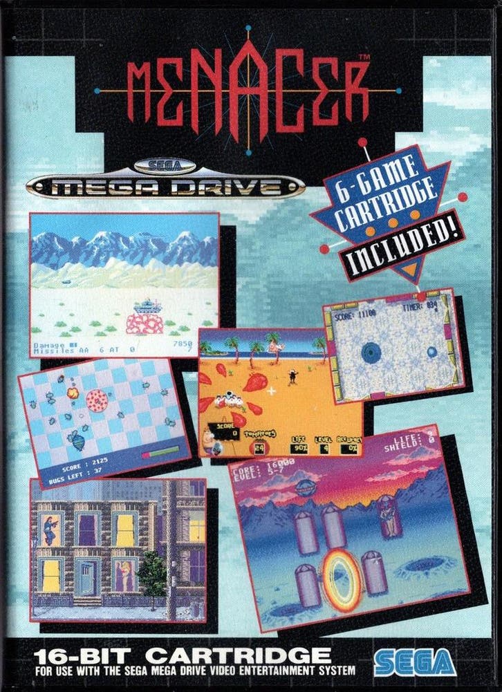 Sega Mega Drive Menacer 6 (In doos), Spelcomputers en Games, Games | Overige, Zo goed als nieuw, Verzenden