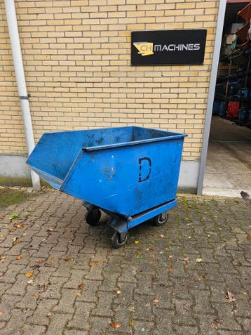 Kiepbak kantelbak spanenbak heftruck 600 liter, Voorzetapparatuur