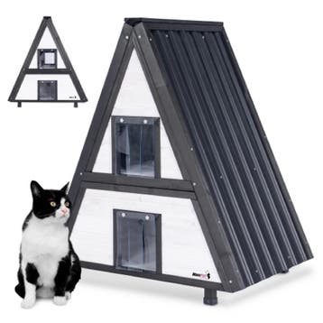 MaxxPet Kattenhuis - Kattenhok voor buiten - Houten katte..., Verzenden, Nieuw
