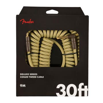 Fender Deluxe Coil kabel 9m tweed, Verzenden, Nieuw