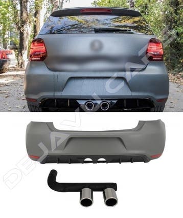 R20 Look Achterbumper voor Volkswagen Polo 6R / 6C, Ophalen of Verzenden