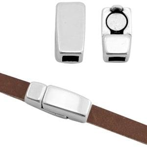 1 x Onderdelen DQ metaal magneetslot Ø3x2mm Antiek zilver.., Ophalen of Verzenden, Nieuw, Overige typen