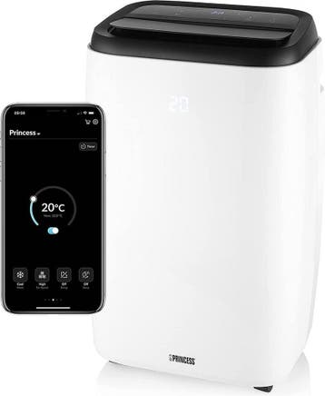 Princess 352900 Mobiele Airco Airconditioner 9000 BTU 80m3, Witgoed en Apparatuur, Airco's, Ophalen, Nieuw