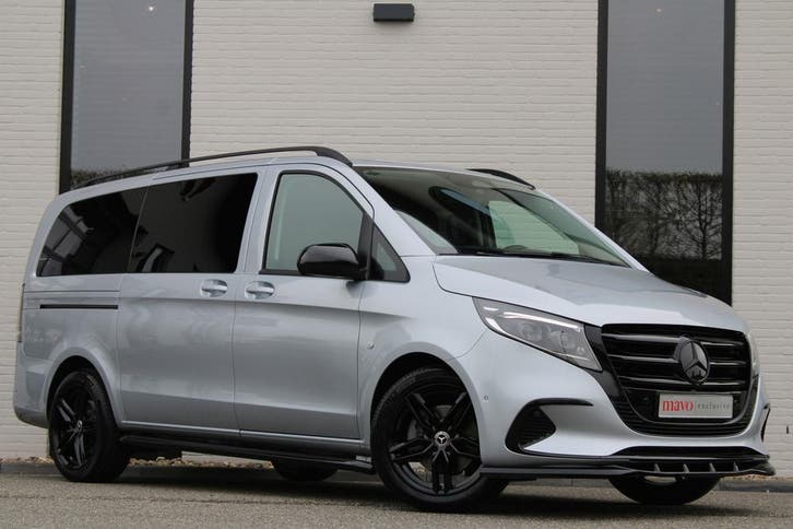 Zakelijke Lease |  Mercedes-Benz Vito 119 CDI / Aut / Lang /, Auto's, Bestelauto's, Dealer onderhouden, Lease, Zwart, Automaat