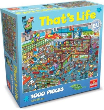 That's Life Puzzel - Supermarkt - Puzzel 1000 Stukjes, Verzenden, Nieuw