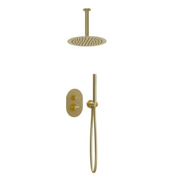 Thermostatische Inbouw regendouche met plafond arm 20cm, Verzenden, Nieuw