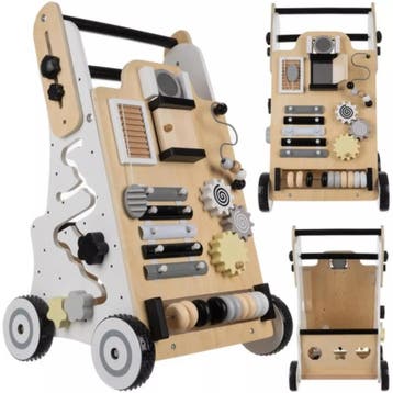 Kruzzel Houten Loopwagen - Educatief Montessori Speelgoed..., Ophalen of Verzenden, Nieuw