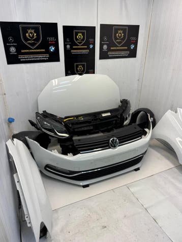 Voorkop Compleet VW Polo 6R bj.2016 kleur wit LC9A 2009/2017, Gebruikt, Volkswagen