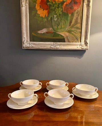 Wedgwood - Eetservies (5) - Edme - Porselein - Soepkommen