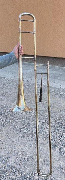 Hawkes & Son - Excelsior Sonorous Class A - - Tenortrombone, Muziek en Instrumenten, Blaasinstrumenten | Blokfluiten
