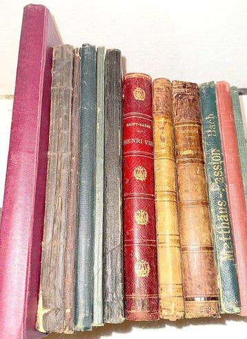 Collectie antieke bladmuziek – Mozart, Bach, Beethoven,, Antiek en Kunst