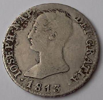 Spanje. Jose Napoleón. 4 Reales 1813 Madrid RN