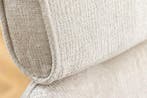 Draaibare Retro Stoel UNIEKE champagne beige chenille, Huis en Inrichting, Stoelen, Ophalen of Verzenden, Nieuw