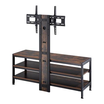 TV-beugel Stockholm met TV meubel 120x40x90/99/108 cm zwart, Huis en Inrichting, Kasten | Dressoirs, Verzenden, Nieuw