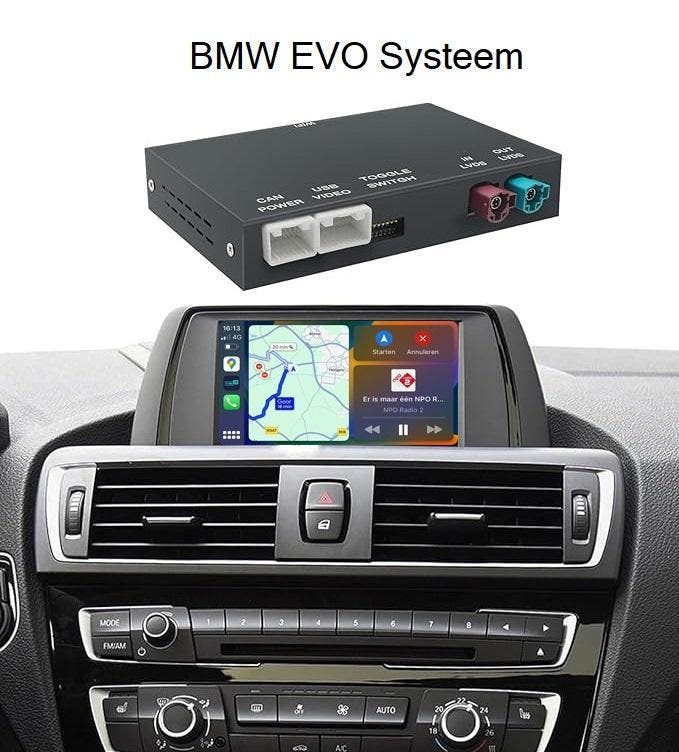 BMW EVO Systeem Apple Carplay en Android Auto Box Module, Auto diversen, Autoradio's, Nieuw, Ophalen of Verzenden