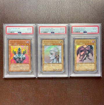 Konami - 3 Graded card - Yu-Gi-Oh! - Jinzo , GyakuTen No, Nieuw
