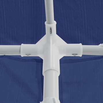 Paviljoen partytent waterdicht 3x3x2,55 m donkerblauw, Verzenden, Nieuw