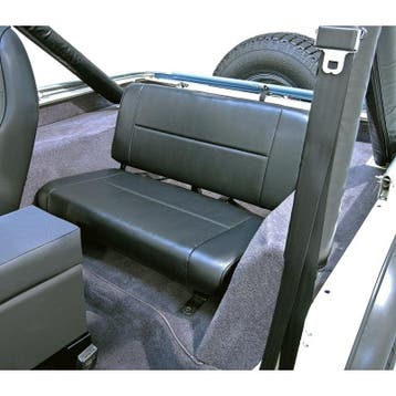 Rugged Ridge Fixed Rear Seat Black 55-95 Jeep CJ / Jeep, Ophalen of Verzenden, Nieuw