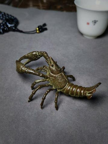 Decoratief ornament - Japan - crayfish