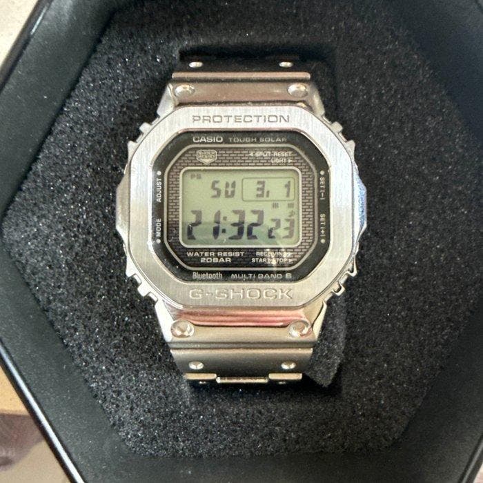 Casio - GShock Full-Metal Solar Radio-Controlled Stainless, Sieraden, Tassen en Uiterlijk, Horloges | Heren