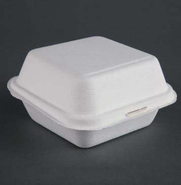 Hamburgerbakjes | Afbreekbaar | 500 st. | 15 x 15.3 x 8.4 cm, Verzenden, Nieuw in verpakking