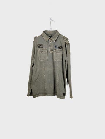 Twinlife Casual Shirt Heren maat  Groen Vintage, Ophalen of Verzenden, Nieuw