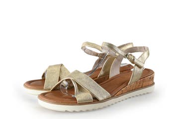 Tamaris Sandalen in maat 40 Goud, Tamaris, Overige kleuren, Verzenden, Sandalen of Muiltjes
