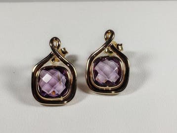 Other brand - Oorbellen - 14 karaat Geel goud - 3.80ct. tw., Nieuw