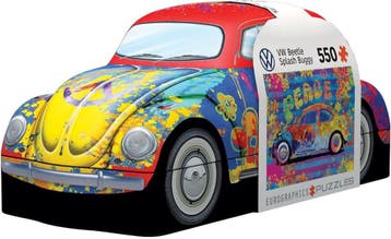 VW Beetle Splash Tin Puzzel (550 stukjes) | Eurographics -, Hobby en Vrije tijd, Verzenden, Nieuw