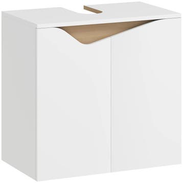 Wastafelonderkast, Badkamer Onderkast Met Soft-Close-Deuren,, Verzenden, Nieuw