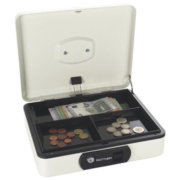 Rottner Geldkistje Probox Two Wit, Huis en Inrichting, Woonaccessoires | Overige, Verzenden