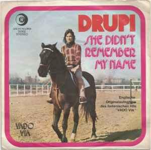 Single vinyl / 7 inch - Drupi - Vado Via / She Didnt Rem..., Verzenden, Zo goed als nieuw, 7 inch, Pop