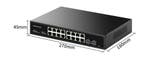 2.5G Switch 16 Poorten – 10G SFP+ Uplink 120G Bandbreedte, Computers en Software, Netwerk switches, Verzenden, Nieuw