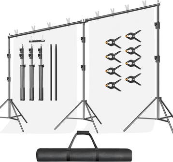 Studio Achtergrond Statief 3x6m | 47% Korting | Nu Snel, Audio, Tv en Foto, Ophalen of Verzenden, Zo goed als nieuw