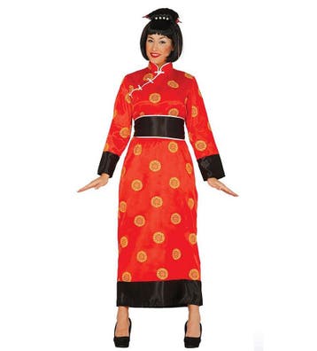 Chinese jurk, Verzenden, Nieuw, Feestartikel