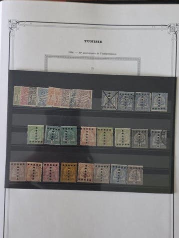 Tunesië 1888/1993 - 90 paginas – in mint ongebruikte staat, Gestempeld
