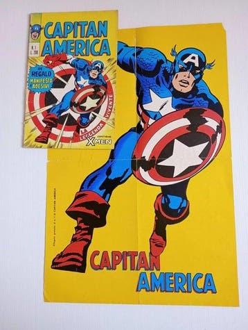 Capitan America N.1 - La Leggenda Vivente con POSTER, Boeken, Nieuw